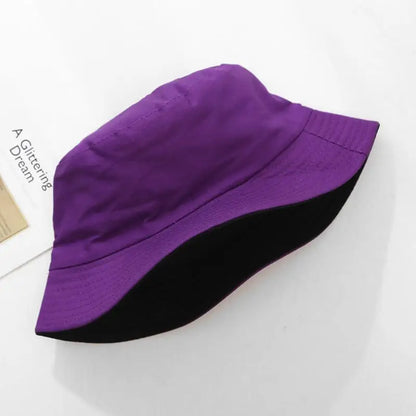 Foldable Bucket Hat Unisex Women Outdoor Sunscreen Cotton Fishing Hunting Cap Men Basin Chapeau Sun Protect Hats