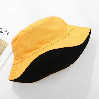 Foldable Bucket Hat Unisex Women Outdoor Sunscreen Cotton Fishing Hunting Cap Men Basin Chapeau Sun Protect Hats