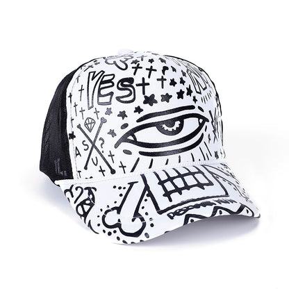 Summer Unisex Men Baseball Caps Women Breathable Mesh-Net Snapback Hats Casual Trucker Cap Adjustable