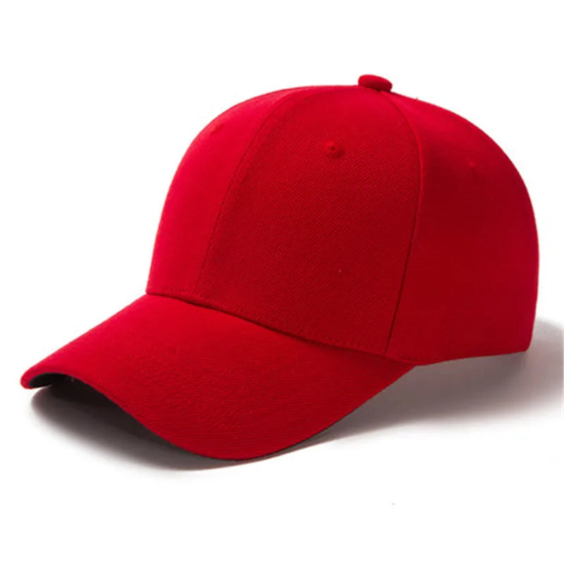 Unisex Cap Casual Plain Baseball Cap Adjustable Snapback Hats For Women Men Hip Hop Cap Street Dad Hat