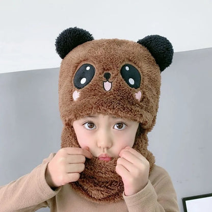 Cool Good Quality Warm Soft Kids Beanies Cap Hat Autumn Winter Toddler Children Cute Panda Cap Hat For Boy Girl