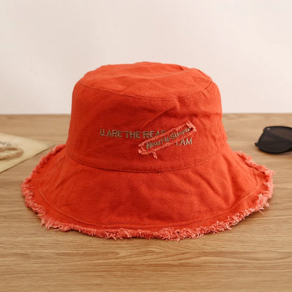 Fashion Women Cotton Bucket Hats Female Summer Autumn Sunscreen Fisherman Cap Outdoor Beach Sun Cap Hat For Women