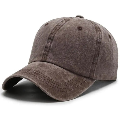 COKK Washed Cotton Adjustable Solid Color Baseball Cap Women Men Unisex Couple Cap Fashion Dad Hat Snapback Cap High Quality