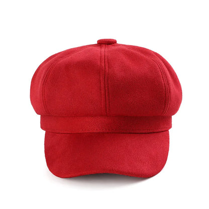 New Women Warm Solid Berets For Women Outdoor Adjustable Female Autumn Winter Casual Lady Cap Hat