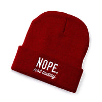 Nope-Burgundy
