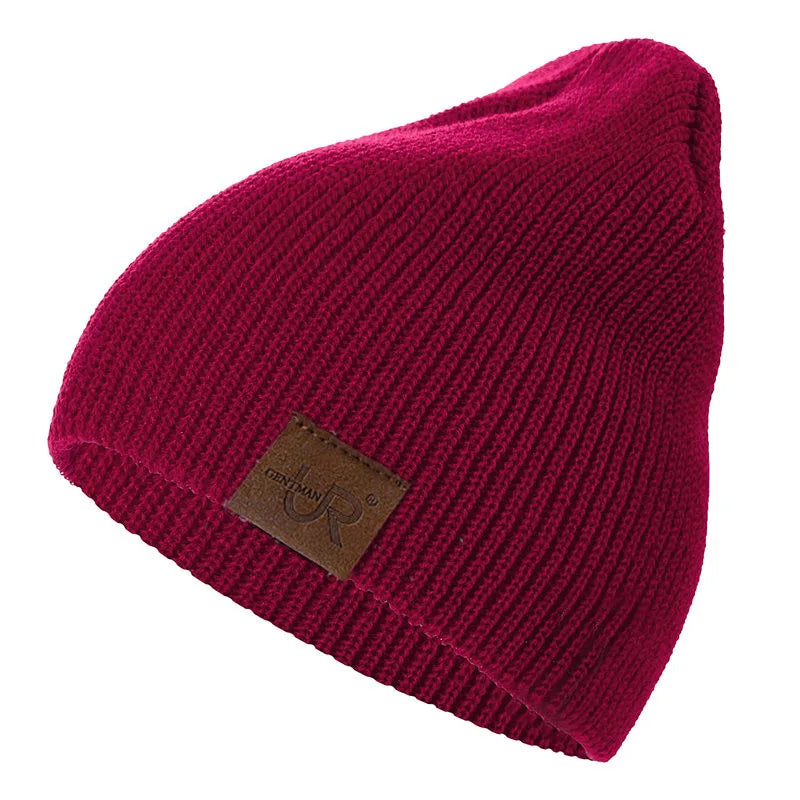 Unisex Beanie Hat URGENTMAN Brand Casual Winter Hats For Men Women Fashion Knitted Hat Solid Hip-hop Beanie Hat Unisex Cap