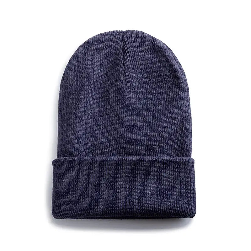 New Unisex Multicolor Autumn & Winter Beanie Hat Men Women Basic Daily Beanie Soft Knitted Hat All-match Streetwear Cap
