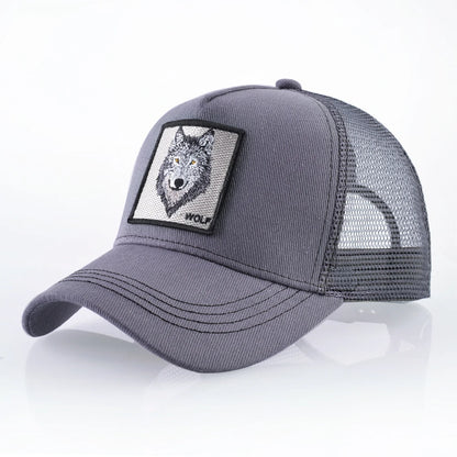 Baseball Caps Men Snapback Hip Hop Hats With Eagle Patch Streetwear Trucker Caps Women Spring Summer Breathable Mesh Visor Bones