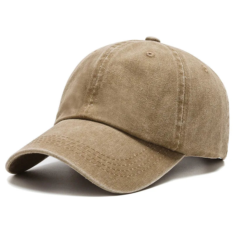 Women Men Cotton Solid Baseball Cap Four Season Fashion Snapback Hat Outdoor Simple Vintag Visor Casual Cap Hat For Women Men