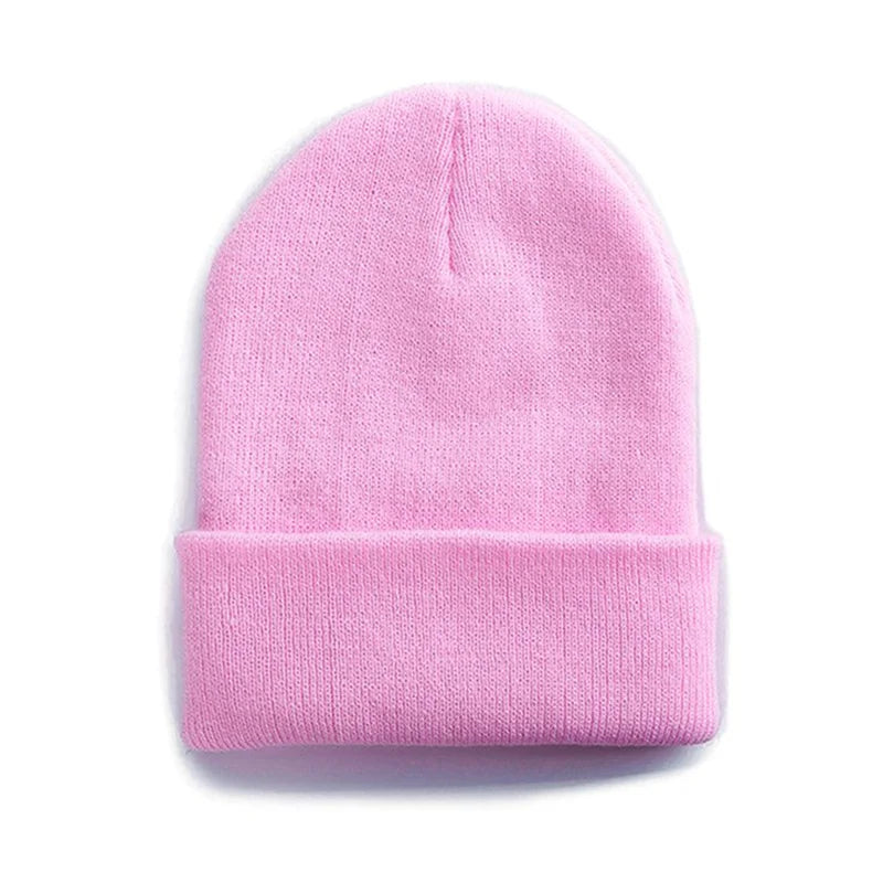 New Unisex Multicolor Autumn & Winter Beanie Hat Men Women Basic Daily Beanie Soft Knitted Hat All-match Streetwear Cap