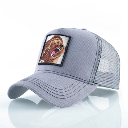 Baseball Caps Men Snapback Hip Hop Hats With Eagle Patch Streetwear Trucker Caps Women Spring Summer Breathable Mesh Visor Bones