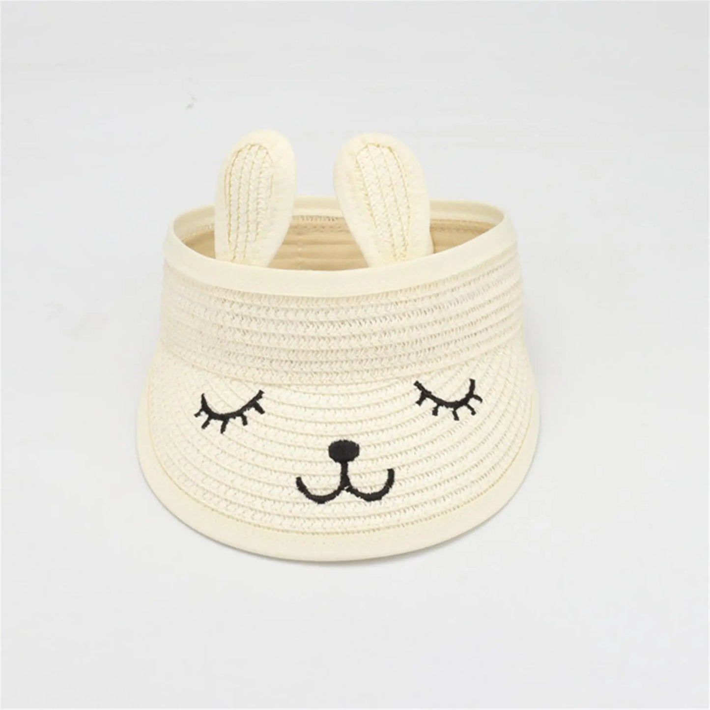 Cartoon Floppy Sun Hat for Kids Summer Beach Cap Sunshade Visor Top Unisex Baby Girl Boy Children's Sun Protection Accessory
