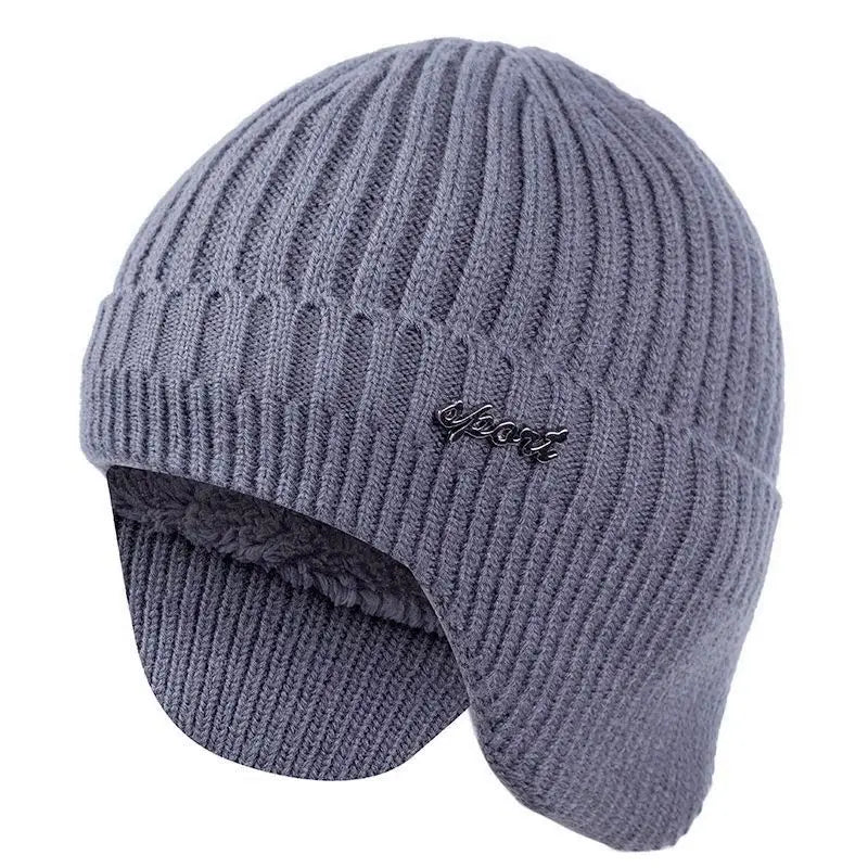 Hot Sale Ear Protection Winter Hats Stylish Soft Beanie Hat For Men Women Classic Knit Earflap Hat Warm Cap With Ears