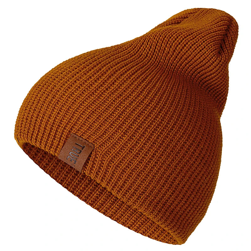 Hot Sale Unisex Casual Beanie Hat Men Women Basic Knitted Winter Hat Streetwear Beanie Cap
