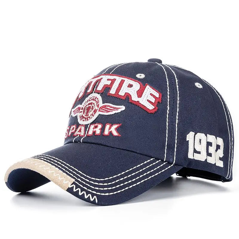 New Unisex Cap Letter Embroidery Cotton Baseball Cap Casual Outdoor Adjustable Cap For Women Men Fashion Street Hat