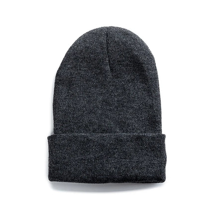 New Unisex Multicolor Autumn & Winter Beanie Hat Men Basic Daily Beanie Women Soft Knitted Hat Elegant All-match Streetwear Cap