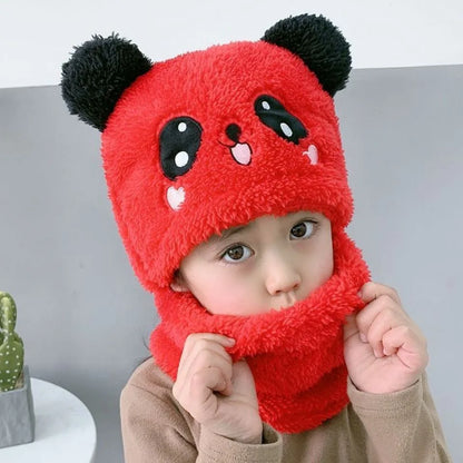 Cool Good Quality Warm Soft Kids Beanies Cap Hat Autumn Winter Toddler Children Cute Panda Cap Hat For Boy Girl