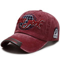 Washed cotton men baseball cap denim snapback sun hat for women gorras casual NEW YORK embroidery retro cap