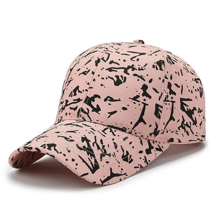 Fashion New Graffiti Women Men Baseball Cap Female Male Breathable Snapback Hats Black Casual Sun Hats Cap For Women Men