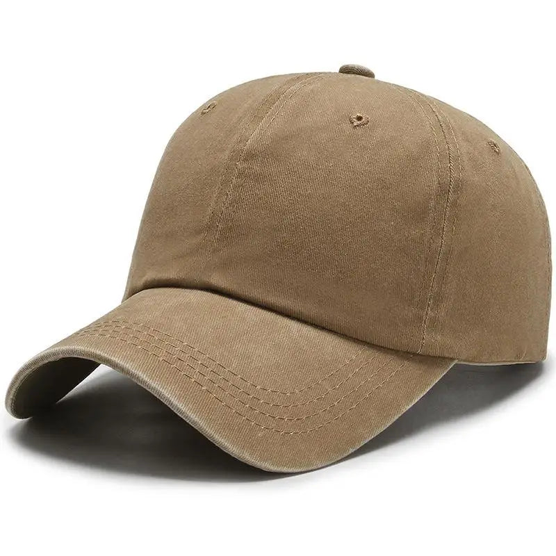 Baseball Cap Women Men Unisex Washed Cotton Adjustable Solid Color Couple Cap Vintage Dad Hat Snapback Outdoor Sport Trucker Cap
