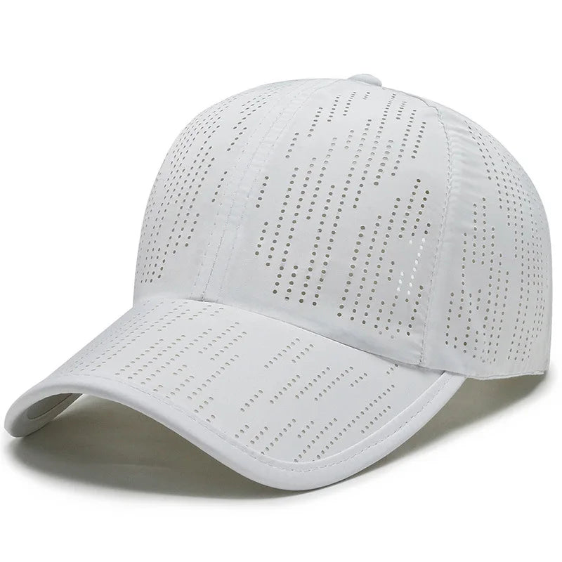 Vibrant Sport Color Block Hat - Men's Outdoor Sports Hat for Camping Hiking - Adjustable Quick-Drying Water-Resistant Hat with