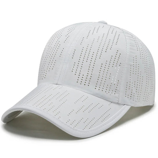 Vibrant Sport Color Block Hat - Men's Outdoor Sports Hat for Camping Hiking - Adjustable Quick-Drying Water-Resistant Hat with
