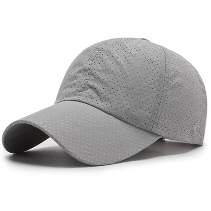 Unisex Quick Dry Baseball Cap Men Summer Print logo Outdoor Sport Running Hat Women Custom Breathable Mesh Sun Hats