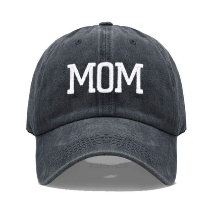 DAD MOM Embroidery Pure Cotton Men's Baseball Cap For Man  Womne's Fashion Sport Golf Caps Sun Hat Dropshipping