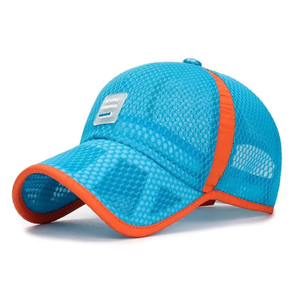 Kids’ Mesh Baseball Cap Breathable Korean Style Outdoor Travel Sun Hat for Boys Girls