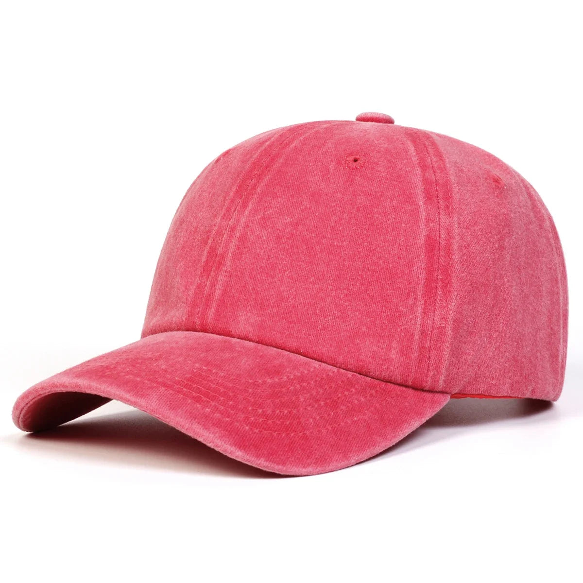 Unisex Light Washed Solid Color Baseball Caps Spring and Autumn Outdoor Adjustable Casual Hats Hip Hop Hat Sunscreen Hat