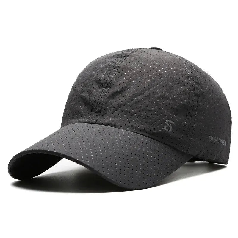 Men’s Quick Dry Running Cap Breathable Lightweight Outdoor Sun Visor Baseball Hat