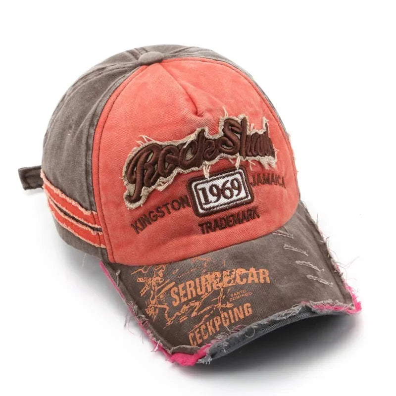 Washed Denim 1969 Embroidery Baseball Caps For Women Men High Quality Sports Hats Summer Hat Vintage Visors Snapback Hip Hop Cap