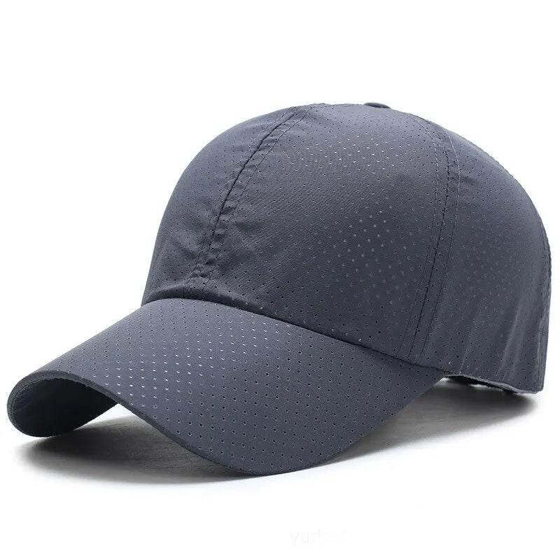 Unisex Mesh Baseball Cap – Breathable Solid Color Sun Hat, Korean Style