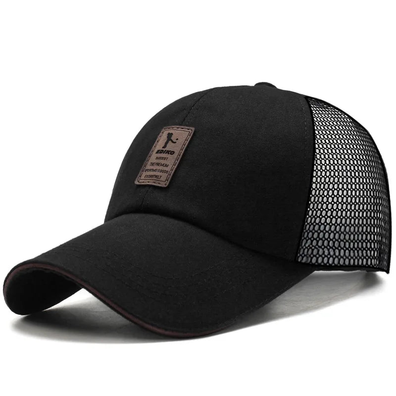 Unisex Mesh Baseball Cap – Breathable Outdoor Sports Sun Hat, Korean Style