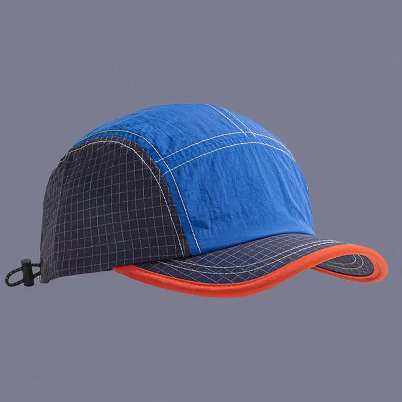 A Men'S Short-Brim Cap, New Summer Style, Breathable And Quick-Drying Baseball Hat, Lightweight Soft-Top Duckbill Cap for Women