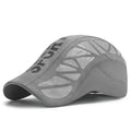 Men’s Summer Sport Alphabet Mesh Cap Breathable Quick-Dry Sun Hat Adjustable