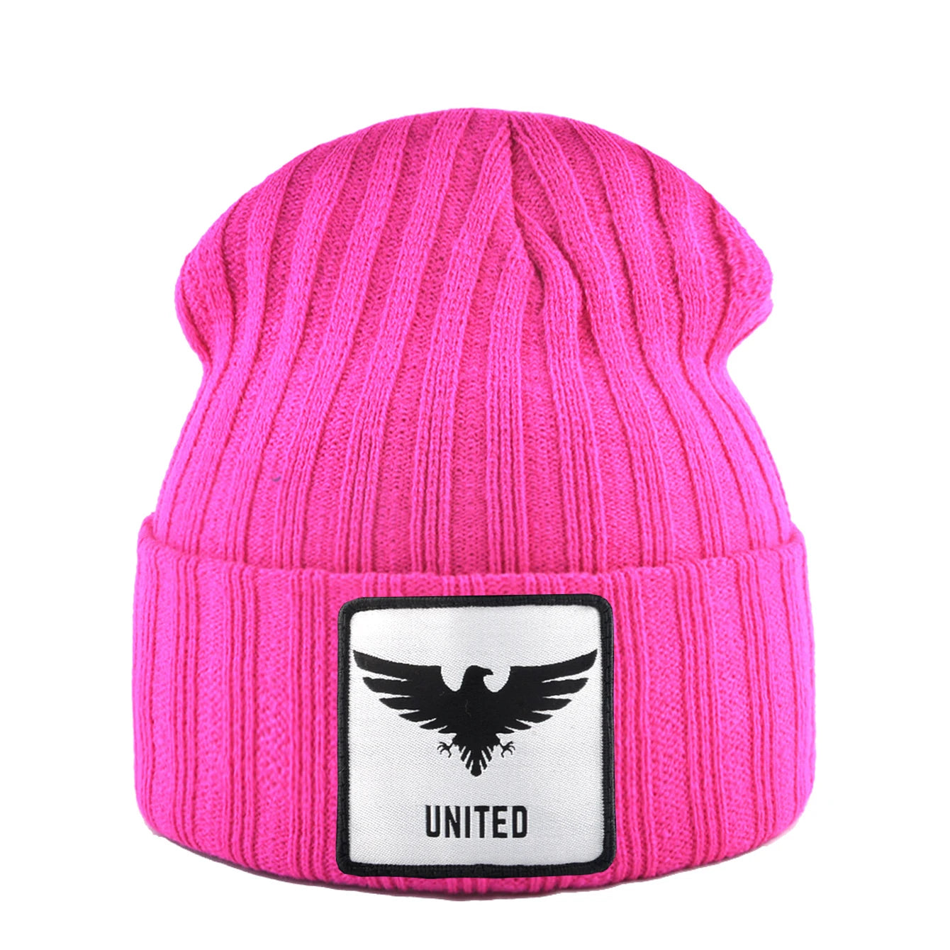 Knitted Skullies Beanie With Animals Patch Men Women Outdoor Casual Sport Hats Autumn Winter Solid Color Hip Hop Beanies
