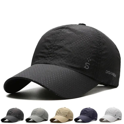 Men’s Quick Dry Running Cap Breathable Lightweight Outdoor Sun Visor Baseball Hat