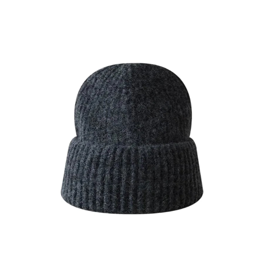 Cat Ears Wool Hat Female Autumn and Winter Korean  Cute Face Small Knitted Hat Big Head Circumference Warm Ear Protection Hat