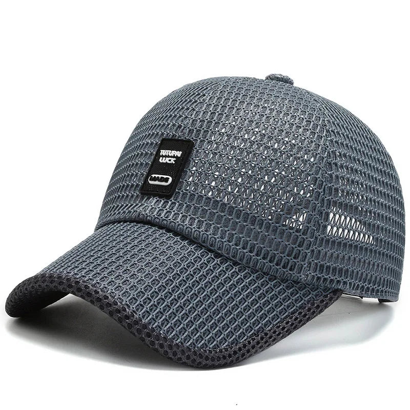 [NORTHWOOD] Men's Mesh Baseball Cap Breathable Summer Caps Dad Hat Outdoor Fishing Hats Bone Gorras Snapback Trucker Cap