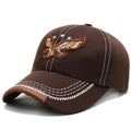 Unisex Sunshade Breathable Baseball Cap With Eagle Embroidery For Outdoor Sport, Ideal choice for Gifts
