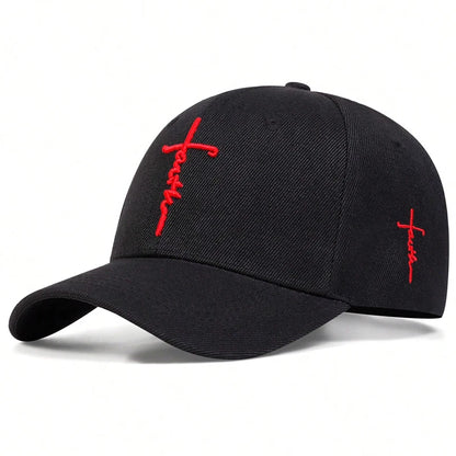 Fashion Faith Embroidery Baseball Cap Men Women Spring Summer sun Hats Cotton Snapback Hat Unisex Hip Hop Trucker Caps Gorras