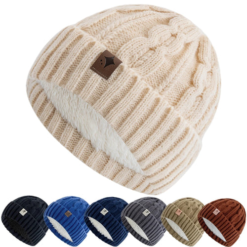 New Unisex Warm Winter Hats Fashion Streetwear Beanie For Women Couple Outdoor Winter Knitted Hat
