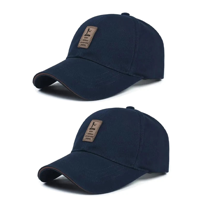 Men’s Cotton Baseball Cap Casual Sports Sun Hat Adjustable Sunscreen Cap