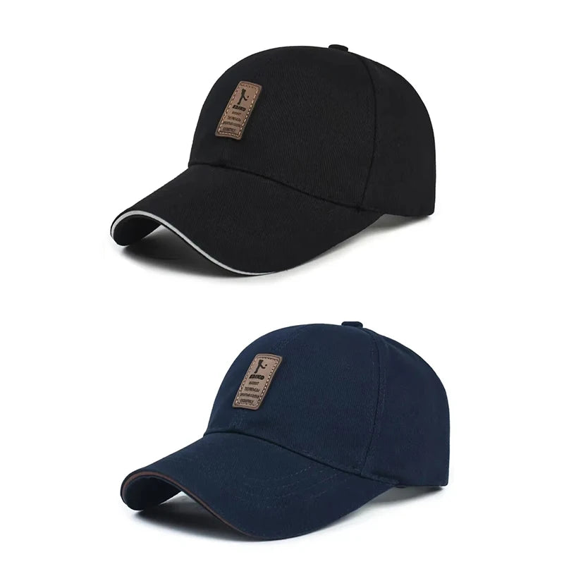 Men’s Cotton Baseball Cap Casual Sports Sun Hat Adjustable Sunscreen Cap