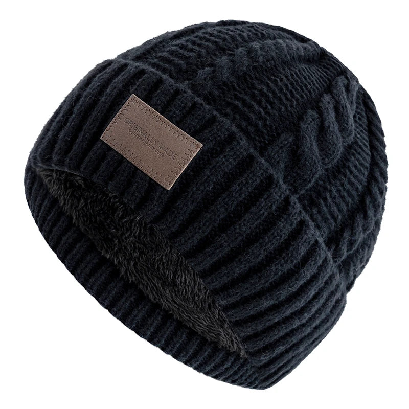 New Couple Beanie Fashion Winter Hats For Men Women Keep Warm Chic Hats Outdoor Knit Cap