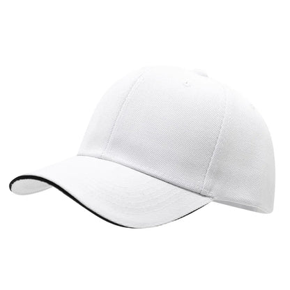 6-panel Baseball Cap Classic Unisex Snapback Hat For Men Women Dad Hat With Sandwich Brim Casual Hip Hop Street Solid Color Cap