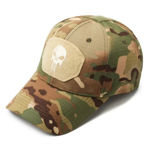 Men’s Camo Baseball Cap – Korean Style Outdoor Sun Hat for Spring & Autumn