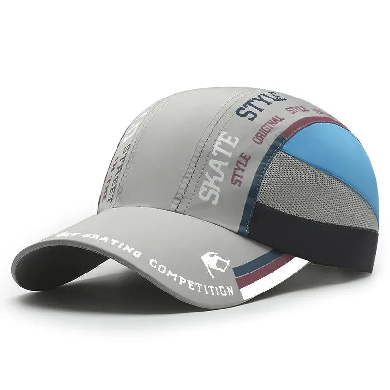Unisex Quick Dry Baseball Cap Breathable Outdoor Sports Visor Adjustable Sun Hat