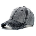 New Unisex Washed Cotton Cap High Quality Denim Plain Baseball Cap Men Women Adjustable Casual Outdoor Streetwear Fashion Hat